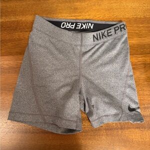 Nike Pro Women's Athletic Gray Shorts